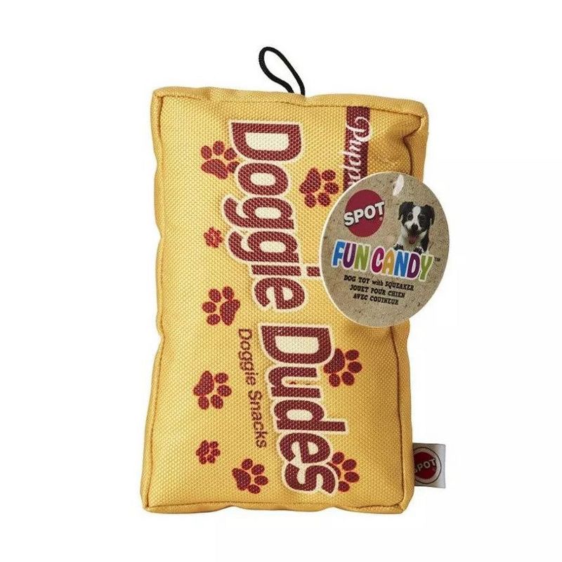 Spot Fun Candy Doggie Dudes Plush Dog Toy, 1 of 4