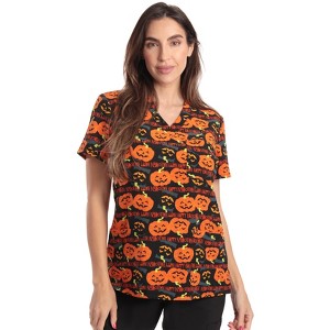Just Love Women's Scrub Tops / Holiday Scrubs / Nursing Scrubs for Christmas - 1 of 3