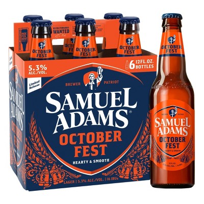 Samuel Adams Fall Octoberfest Seasonal Beer - 6pk/12 fl oz Bottles
