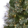 5ft. Cashmere Slim Artificial Christmas Tree with 250 Warm White Lights and 408 Branches – Elegant Holiday X-Mas Tree - 3 of 4