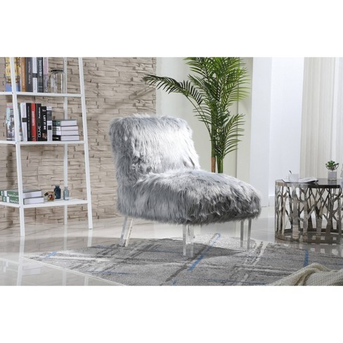 Faux fur chair discount target