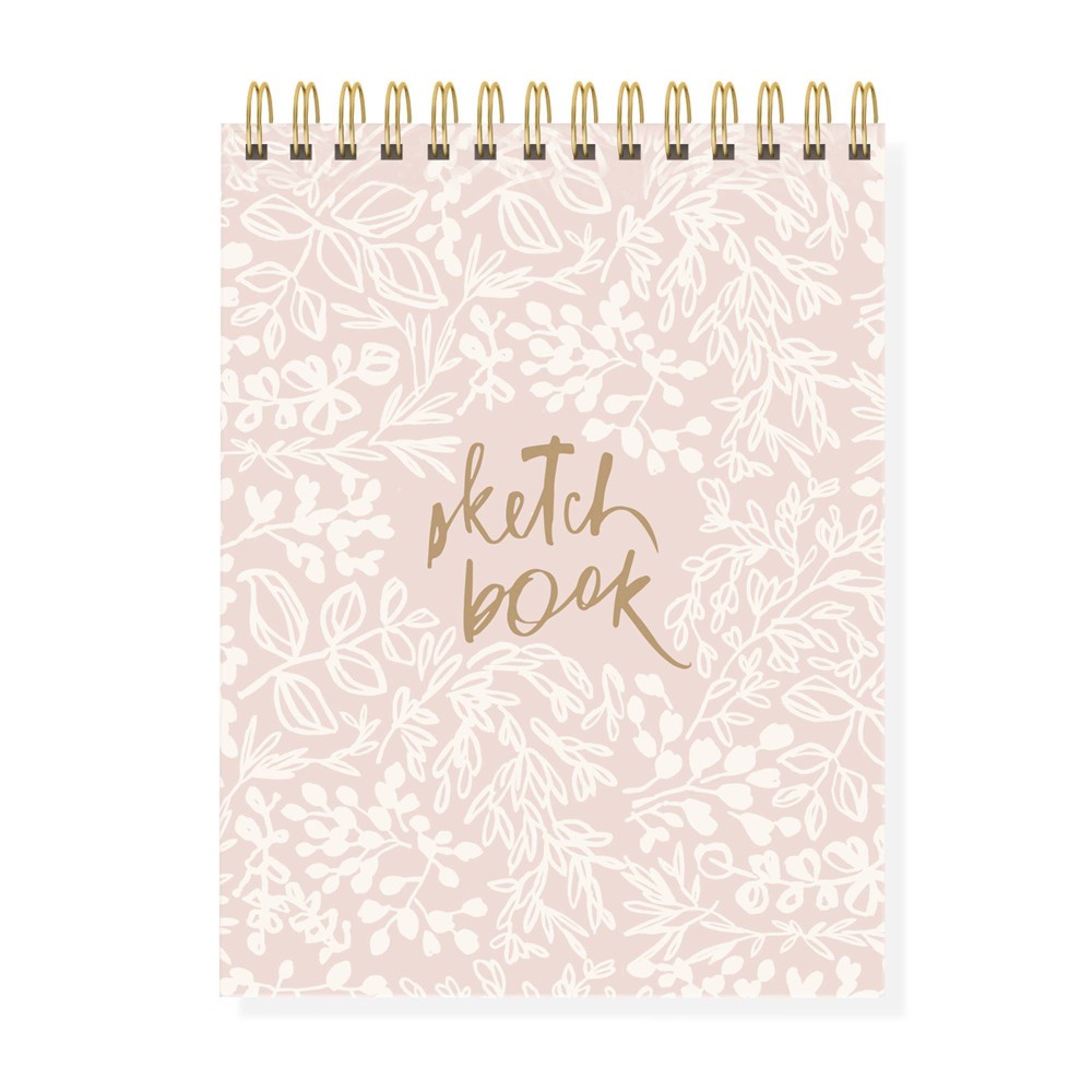 Photos - Notebook Blank Wrap Journal Hardcover Spiral Bound Pink - Fringe