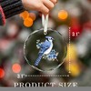 Blue Bird Glass Ornament, Bluebird Christmas Crystal Ornaments, Sky Bluebird Hanging Decoration for Christmas Tree - 4 of 4