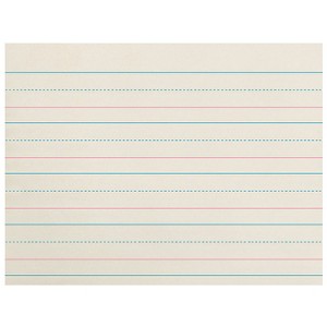 Zaner-Bloser® Newsprint Handwriting Paper, Dotted Midline, Grades Pre-K & K, 1-1/8" x 9/16" x 9/16" Ruled Long, 10-1/2" x 8", 500 Sheets - 1 of 1