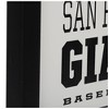 MLB San Francisco Giants Baseball Framed Wood Sign Panel - 4 of 4