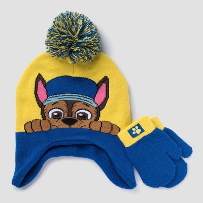 toddler boy hat and mittens