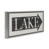 Stupell Industries Distressed Lake Arrow Sign, 25" x 11" - 3 of 4
