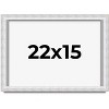 PosterPalooza | Modern Shadow Box 1.5" Depth White Frame - UV Acrylic, Backing Board, Hanging Hardware - 2 of 4