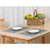 Unique Bargains Dining Room Heat-resistant Modern PVC Placemats 18 x 12 Inches 6 Pcs - 2 of 4