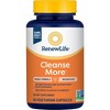 Renew Life Cleanse More, Potent Herbal and Mineral Cleanse and Detox Formula, for Overnight Constipation Relief; 60 Vegetarian Capsules - 2 of 4