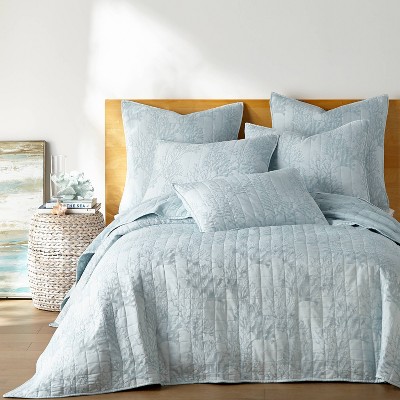 Twin Savona Quilt Set Spa Blue - Homthreads