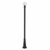 Z-Lite Laurent 1 - Light Post Light in  Black - 4 of 4