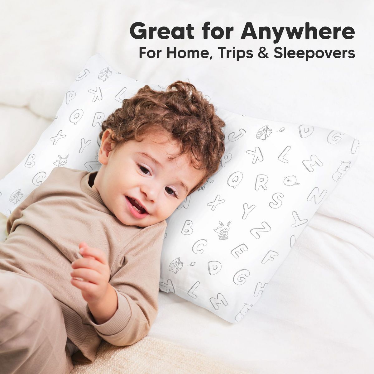 KeaBabies Toddler Pillowcase for 13X18 Pillow, Organic Toddler Pillow Case, Travel Pillow Case Cover - thumbnail 5