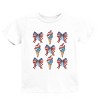 The Juniper Shop Patriotic Ice Cream Stacked Coquette Youth Short Sleeve Tee - 3 of 4