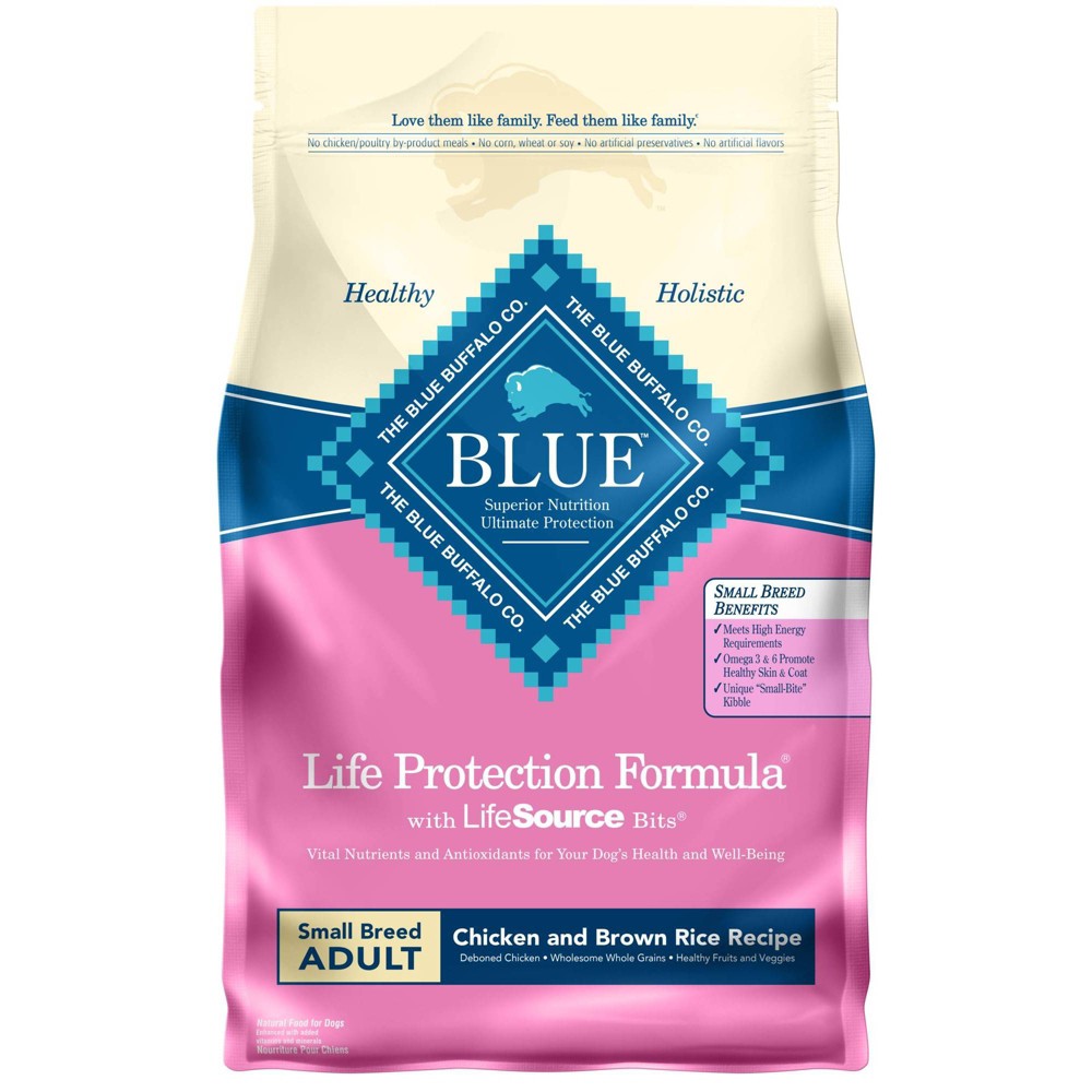 Blue Buffalo Life Protection Chicken & Brown Rice Recipe Small Breed Adult Dry Dog Food - 6lbs