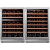 Ca'Lefort 24-inch Dual Zone Wine Cooler with Paneled Doors, Single + Dual Temperature Combo Set - 3 of 4