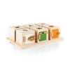 Guidecraft Peekaboo Lock Boxes w/ Storage Tray: Sorting & Stacking Toy for Children, Kids Early Learning & Development, Wooden Educational Toddler Toy - 2 of 4