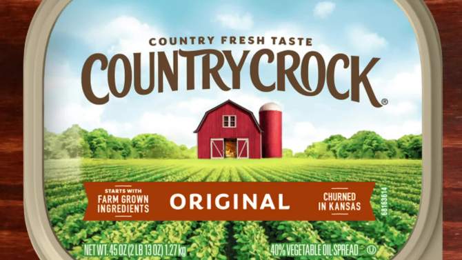 Country Crock Original Vegetable Oil Spread Tub - 45oz, 2 of 9, play video