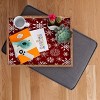 Iveta Abolina Silent Night Red Rectangular Tray -Deny Designs - 2 of 2
