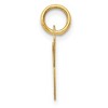 Black Bow Jewelry 14k Yellow Gold Ella Collection Small Fancy Script Initial Pendant A-W - 2 of 4
