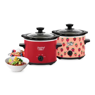 Bella Triple 1.5 QT Slow Cooker, Red - Shop Cookers & Roasters at