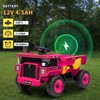Garvee 12V Ride On Dump Truck for Kids with Remote Control, Electric Construction Vehicle Toy with Auto-Lift Bed, Shovel, LED Lights, Music - 4 of 4