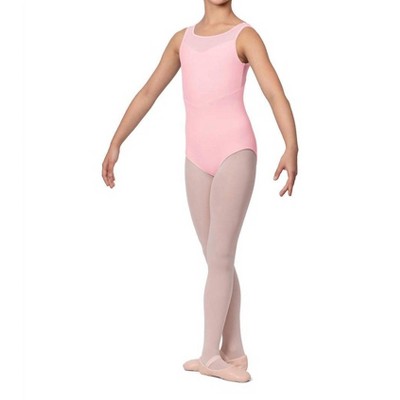 Girl Garcia Mesh Bodice Leotard - Bloch