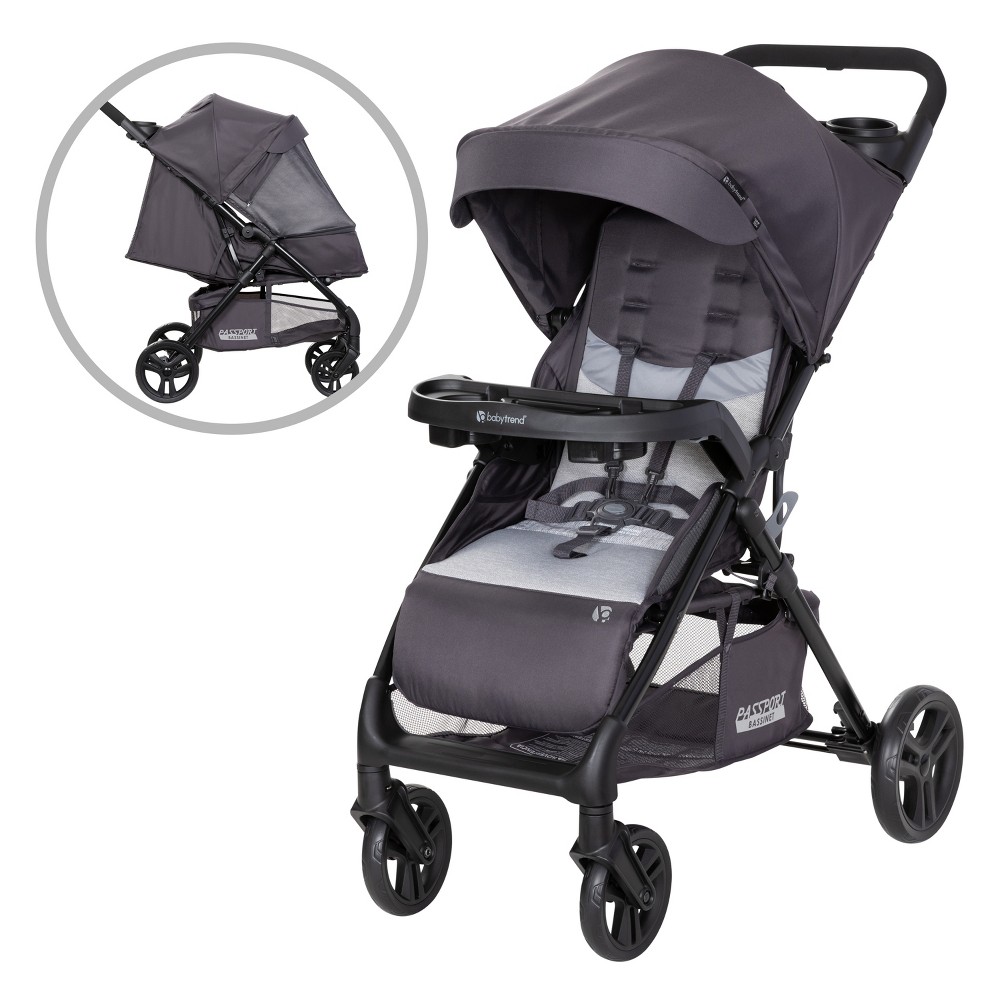 Photos - Pushchair Baby Trend Passport Carriage Stroller - Silver Sky 