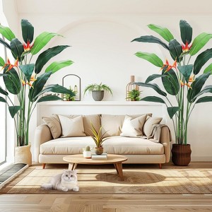 Artificial Bird of Paradise Plant 7FT Fake Palm Tree - 1 of 4