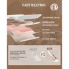 Heated Blanket Electric Throw with Dual Control, Reversible Flannel Heating Blankets, Soft Heated Throws for Couch - 3 of 4