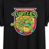 Women's - Teenage Mutant Ninja Turtles - Retro Pizza Graphic Oversized Graphic T-Shirt - 2 of 4
