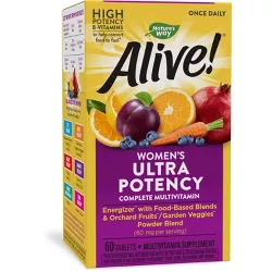 Nature's Way Alive! Womens Ultra Potency Multivitamin Tablets - 60ct