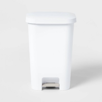 11.9gal Step Trash Can White - Brightroom™ : Target