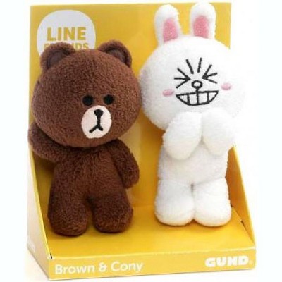 line brown plush