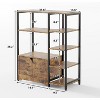 Kitchen Baker Rack, Industrial Kitchen Storage Rack with Power Outlet, Freestanding Microwave Oven Stand, Coffee Bar Table for Dining Room - 2 of 4