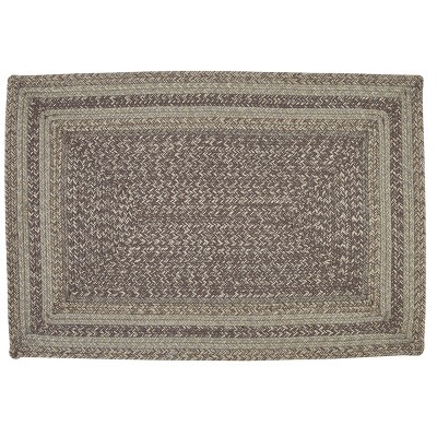 Park Designs Hartwick Gray Braided Oval Rug 32'' X 42'' : Target