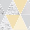 Reflections Lemon Yellow and Grey Geometric Paste the Wall Wallpaper - 4 of 4
