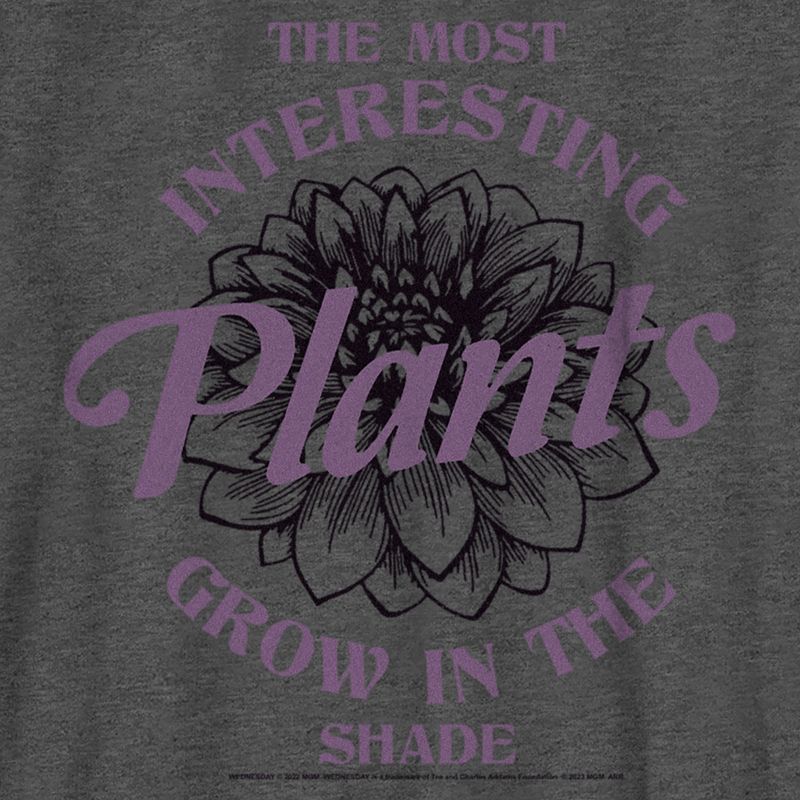 Boy's Wednesday The Most Interesting Plants Grow in the Shade T-Shirt, 2 of 6