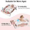 Napei Foldable Elephant Baby Bathtub for Infants and Toddlers with Soft Cushion and Thermometer - 4 of 4