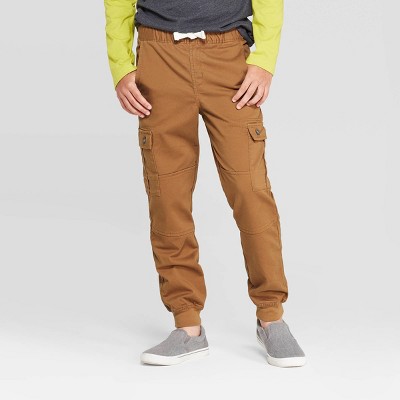 youth khaki joggers