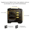 Scarlet Scope Mid Tower Smoked Tempered Glass Pc Case - 3 of 4