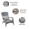 Wicker Chair, Rattan Patio Dining Chair With Back And Seat Cushions, Wide Armrest Modern Comfortable Armchair - 3 of 4