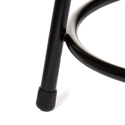 Hampden Black Adjustable Metal Laboratory Stools, Set of 2