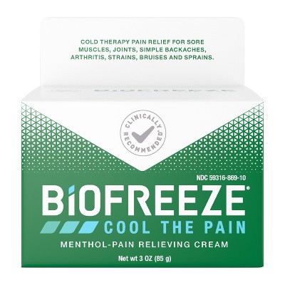 Biofreeze Pain Relieving Cream - 3oz : Target