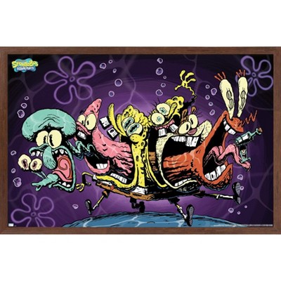 Trends International Nickelodeon Spongebob 25th - Scream Framed Wall Poster Prints