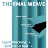 Kate Aurora 100% Thermal Room Darkening Bath & Kitchen Window Curtains - 3 of 4