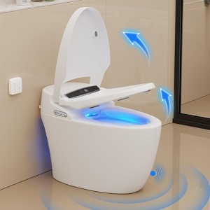 Dyonery Smart Toilet with Heated Seat and Night Light, Tankless Toilets for Bathroom, with Auto Flush, Auto Open Close Lid/Seat - 1 of 4