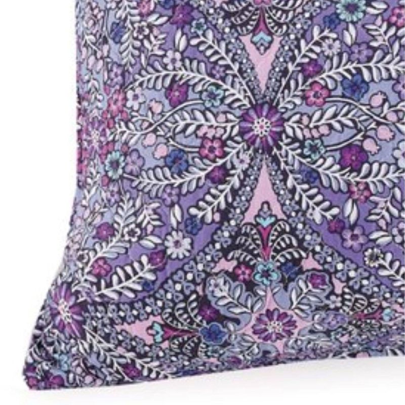 Vera Bradley Kaleidoscope Pillow Sham Purple, 3 of 4