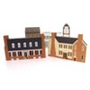 Cats Meow Village 6.0 Inch 1995 Collectors Club Set / 5 Mt Rushmore Roosevelt Village Buildings - 3 of 4