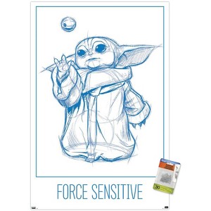 Trends International Star Wars: The Mandalorian: Grogu Moments - Force Sensitive Unframed Wall Poster Prints - 1 of 4